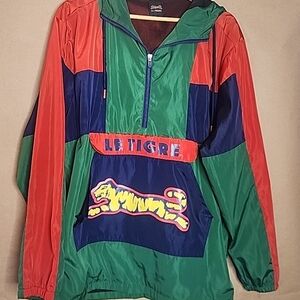Le Tigre Mens Colorblock Windbreaker